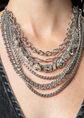 Layered Chain Gemstone Necklace Necklaces Kate Hewko 