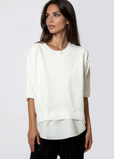 Layered Hem Short Sleeve Tee Tees Kate Hewko 