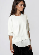 Layered Hem Short Sleeve Tee Tees Kate Hewko 