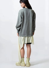 Layered Lace Sweatshirt Tunic Tunics Kate Hewko 