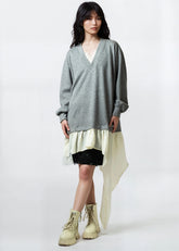 Layered Lace Sweatshirt Tunic Tunics Kate Hewko 