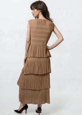 theory pleated tank dress Sleek Poplin Pleated Midi Dress