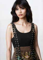 Layered Tulle Rivet Overalls Overalls Kate Hewko 