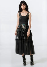 Layered Tulle Rivet Overalls Overalls Kate Hewko 