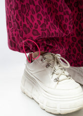Leopard Drawstring Cargo Pants Pants Kate Hewko 