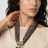 Leopard Head Scarf Necklace Necklaces Kate Hewko 