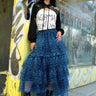 Leopard Print Tiered Tulle Skirt Skirts Kate Hewko 