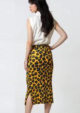 Leopard Print Tube Skirt Skirts Kate Hewko 