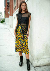 Leopard Print Tube Skirt Skirts Kate Hewko 