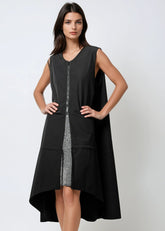 Lightweight Drawstring Zip Vest Vests Kate Hewko 