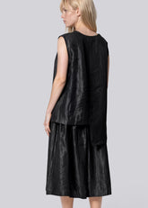 Liquid Black Pant Set Two Piece Sets Kate Hewko 