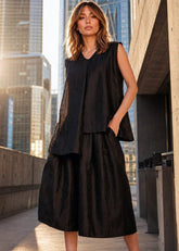 Liquid Black Pant Set Two Piece Sets Kate Hewko Black One size 