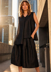 Liquid Black Pant Set Two Piece Sets Kate Hewko Black One size 