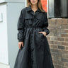 Long Drawstring Cargo Trench Outerwear Kate Hewko 