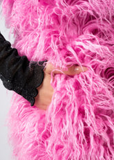 Long Faux Fur Vest Vests Kate Hewko 