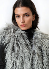 Long Faux Fur Vest Vests Kate Hewko 