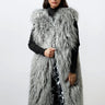 Long Faux Fur Vest Vests Kate Hewko 