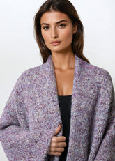 Long Heathered Knit Cardigan Cardigans Kate Hewko 