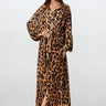 Long Pleated Leopard Shirt Dress Dresses Kate Hewko 
