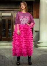 Long Sleeve Tulle Overlay Dress Layering Pieces Kate Hewko 