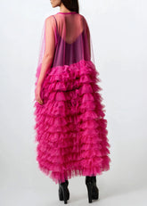 Long Sleeve Tulle Overlay Dress Layering Pieces Kate Hewko 