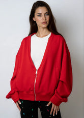 Low Cut Zip Sweatshirt Sweatshirts Kate Hewko 