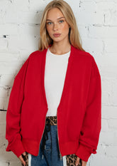 Low Cut Zip Sweatshirt Sweatshirts Kate Hewko 