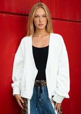 Low Cut Zip Sweatshirt Sweatshirts Kate Hewko 