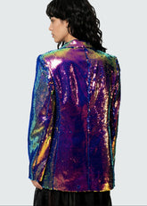 Lux Sequin Blazer Blazers Kate Hewko 