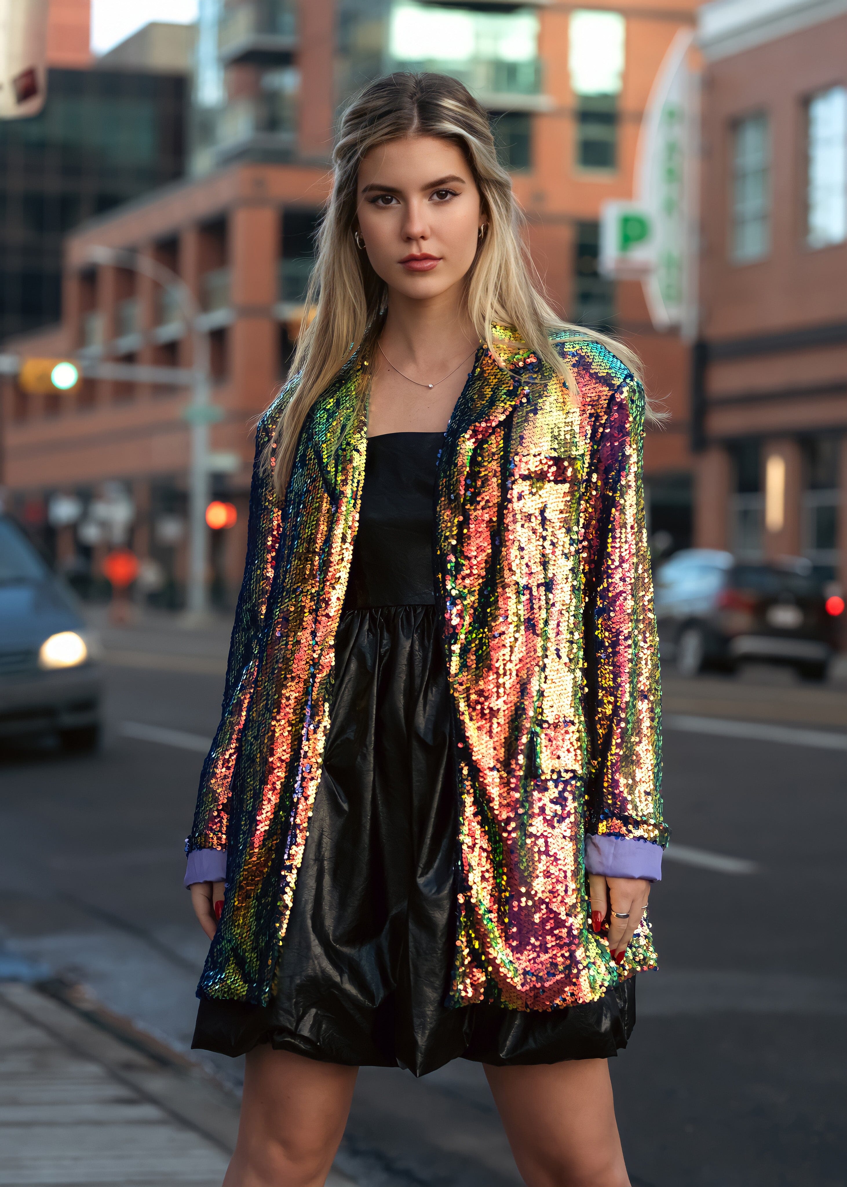 Lux Sequin Blazer Blazers Kate Hewko 