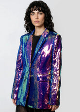 Lux Sequin Blazer Blazers Kate Hewko 