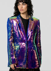 Lux Sequin Blazer Blazers Kate Hewko 