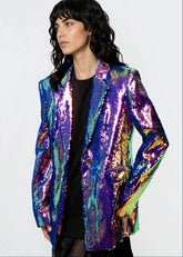 Lux Sequin Blazer Blazers Kate Hewko 