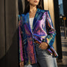 Lux Sequin Blazer Blazers Kate Hewko Multicolor S 