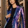 Lux Sequin Blazer Blazers Kate Hewko Multicolor S 