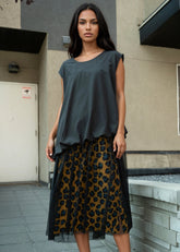 Mesh Hem Bubble Tank Top Tank Tops Kate Hewko 