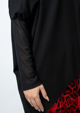 Mesh Trim High Low Tunic Tunics Kate Hewko 