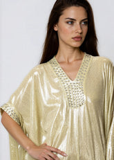Metallic Embellished Kaftan Dresses Kate Hewko 