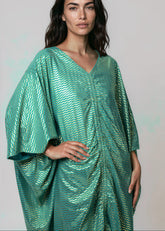 Metallic Ripple Kaftan Dresses Kate Hewko 