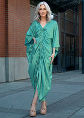 Metallic Ripple Kaftan Dresses Kate Hewko 