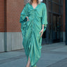 Metallic Ripple Kaftan Dresses Kate Hewko 