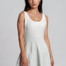 Metallic Striped Skater Dress Dresses Kate Hewko 