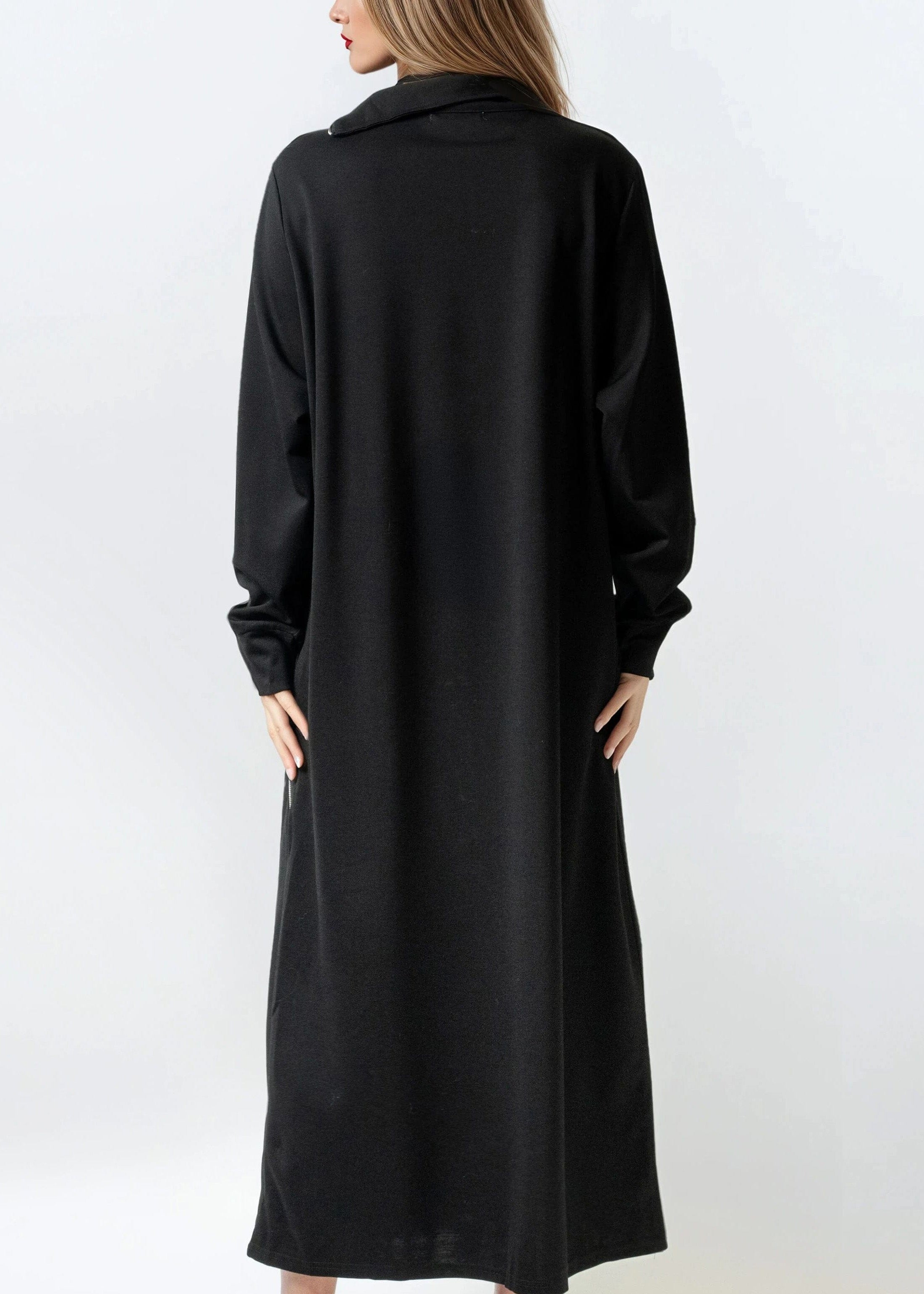 black athleisure dress Millie Black Athleisure Dress