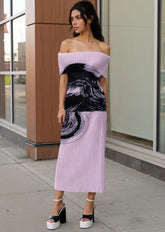 Off Shoulder Abstract Skirt Set Two Piece Sets Kate Hewko 