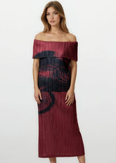 Off Shoulder Abstract Skirt Set Two Piece Sets Kate Hewko 