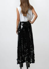 Ombre Sequin Maxi Skirt Skirts Kate Hewko 