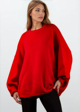 Oversized Balloon Sleeve Sweater Sweaters Kate Hewko 