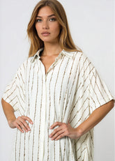 Oversized Barbwire Button Up Layering Pieces Kate Hewko 