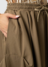 Oversized Drawstring Parachute Pants Pants Kate Hewko 