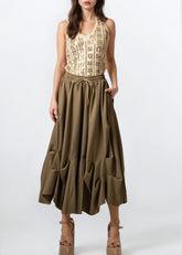 Oversized Drawstring Parachute Pants Pants Kate Hewko 